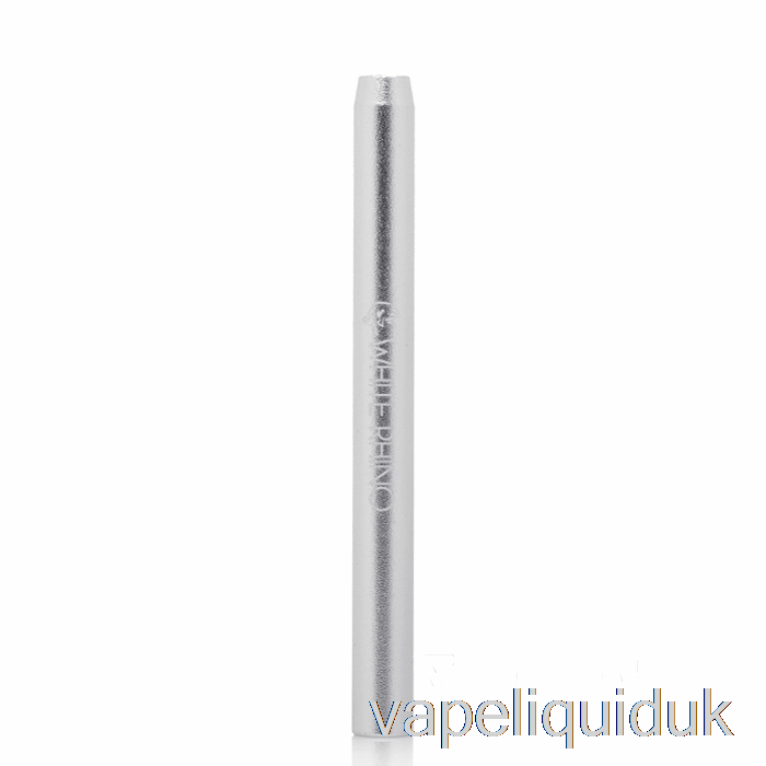 White Rhino Metal Bat Taster Pipe Silver Vape Liquid